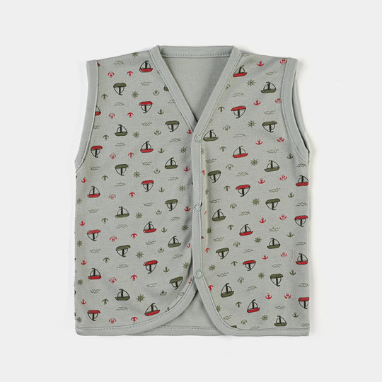 Baby Cotton Printed Vest 3Pcs Set