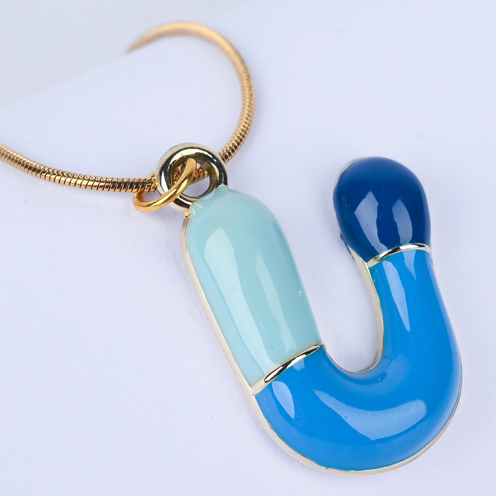 Trendy Alphabet Pendant Necklace for Girls