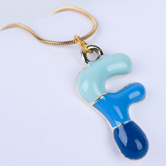 Trendy Alphabet Pendant Necklace for Girls