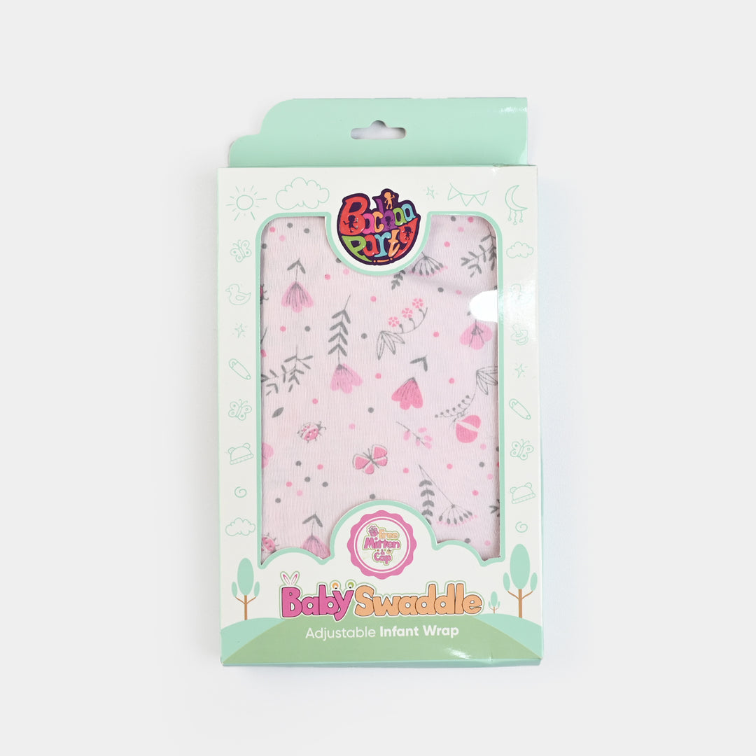 Baby Swaddle with Cap & Mittens Set
