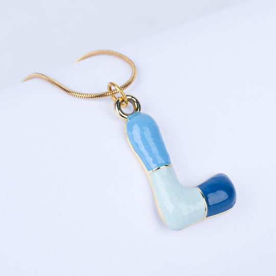 Trendy Alphabet Pendant Necklace for Girls