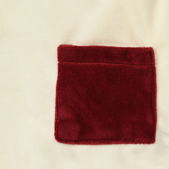 Infant Girls Velour 3 - PC Gift Set 319 - 093 - Red & Cream
