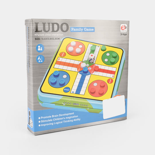 Compact magnetic Ludo Game