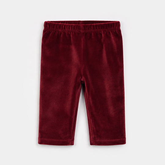 Infant Girls Velour 3 - PC Gift Set 319 - 093 - Red & Cream
