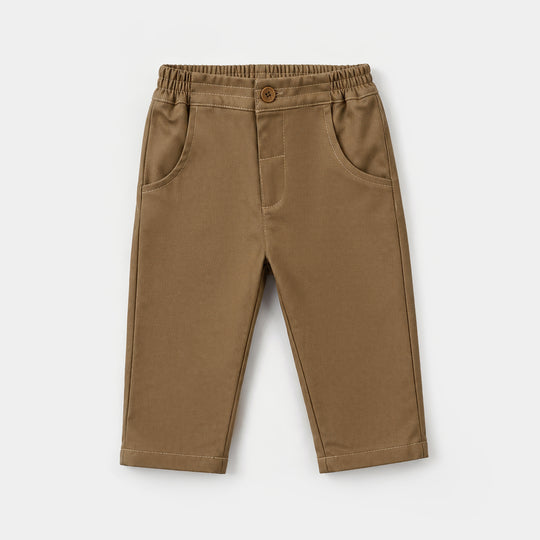 Boys Cotton Interlock 3 - PC 320 - 025 - White & Brown