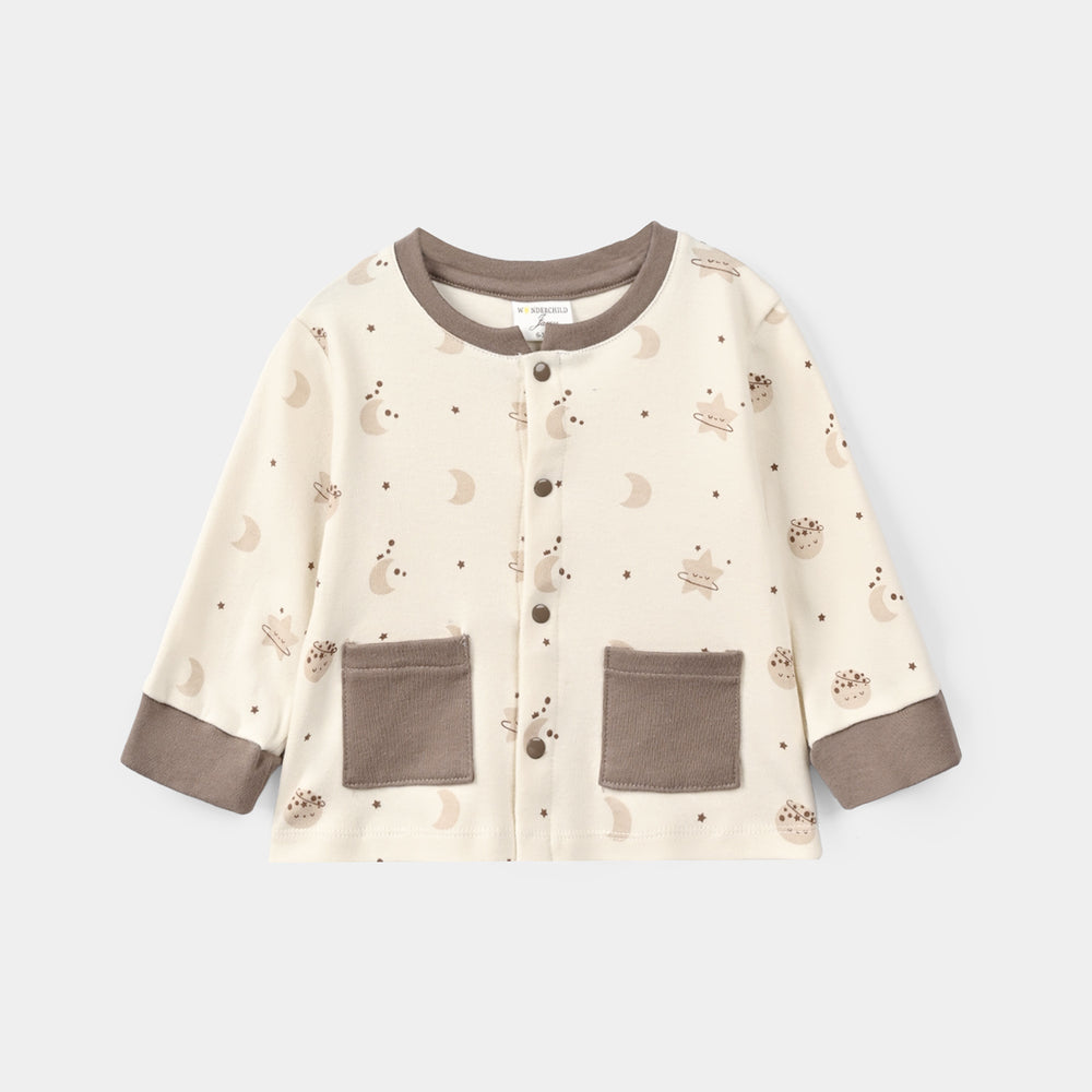 Infant Boys Cotton Interlock 3 - PC Gift Set 319 - 018 - White Brown