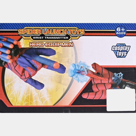 Spider Launch Toys Wrist Transmitter / Hero Equipment Cosplay Set