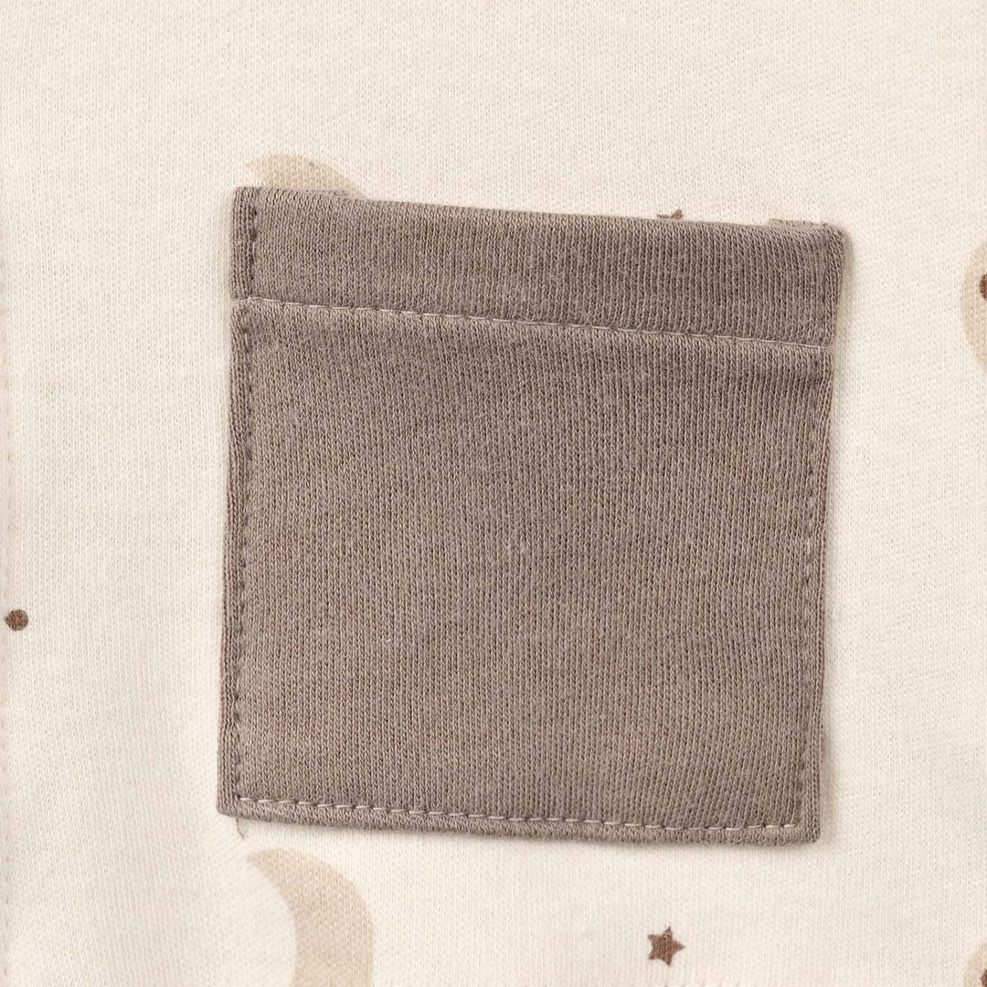 Infant Boys Cotton Interlock 3 - PC Gift Set 319 - 018 - White Brown