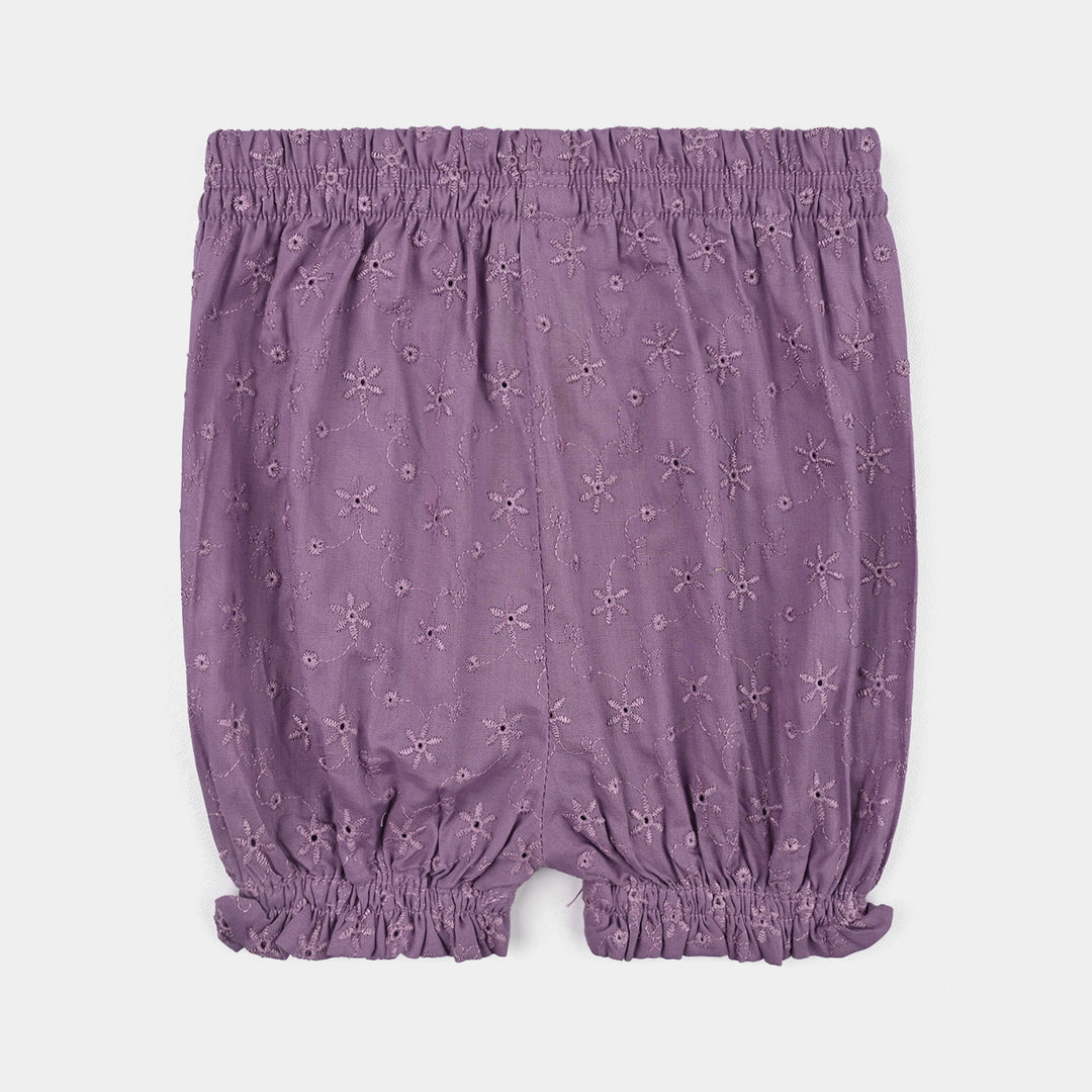 Infant Girls Chikankari 2Pc Suit- Lavender
