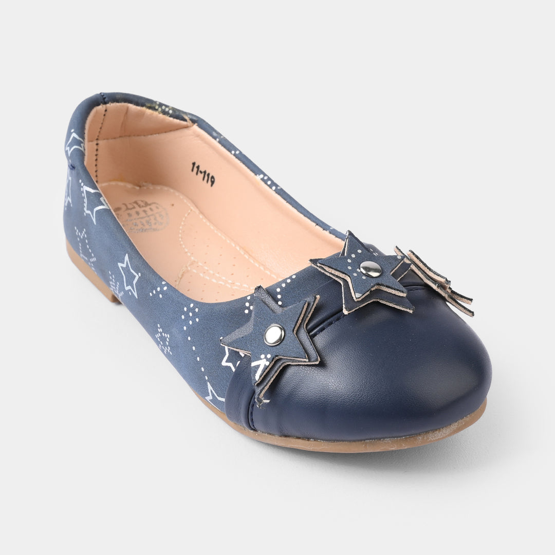 Girls Pumps 11-119 - Navy