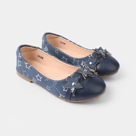 Girls Pumps 11-119 - Navy