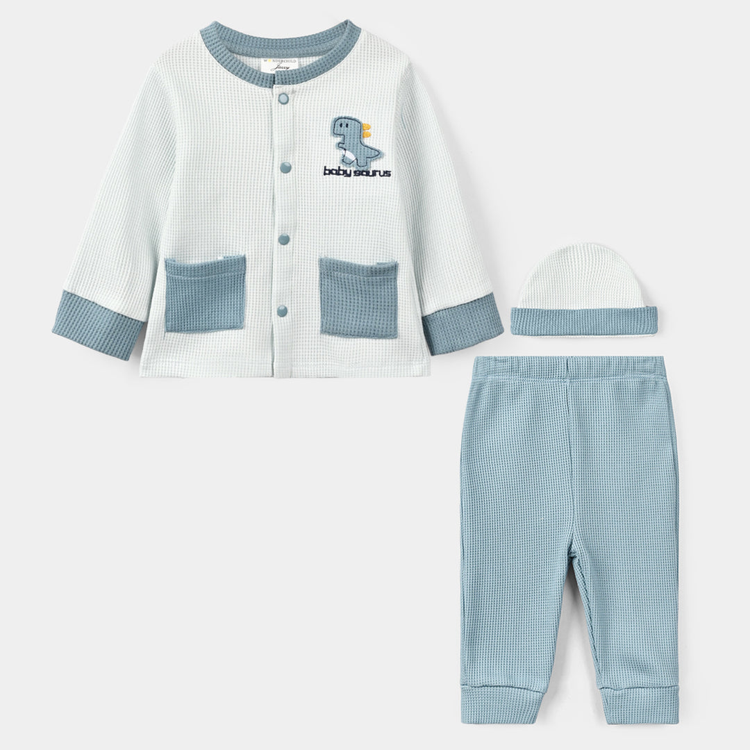 Infant Boys Thermal 3 - PC Gift Set 319 - 033 - Blue & Green