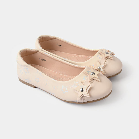 Girls Pumps 11-119 - Beige