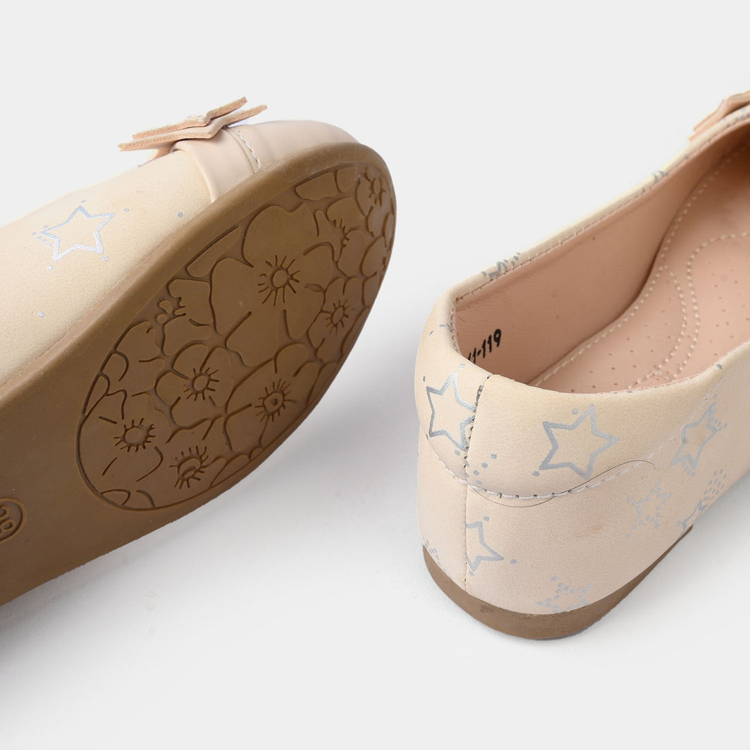 Girls Pumps 11-119 - Beige
