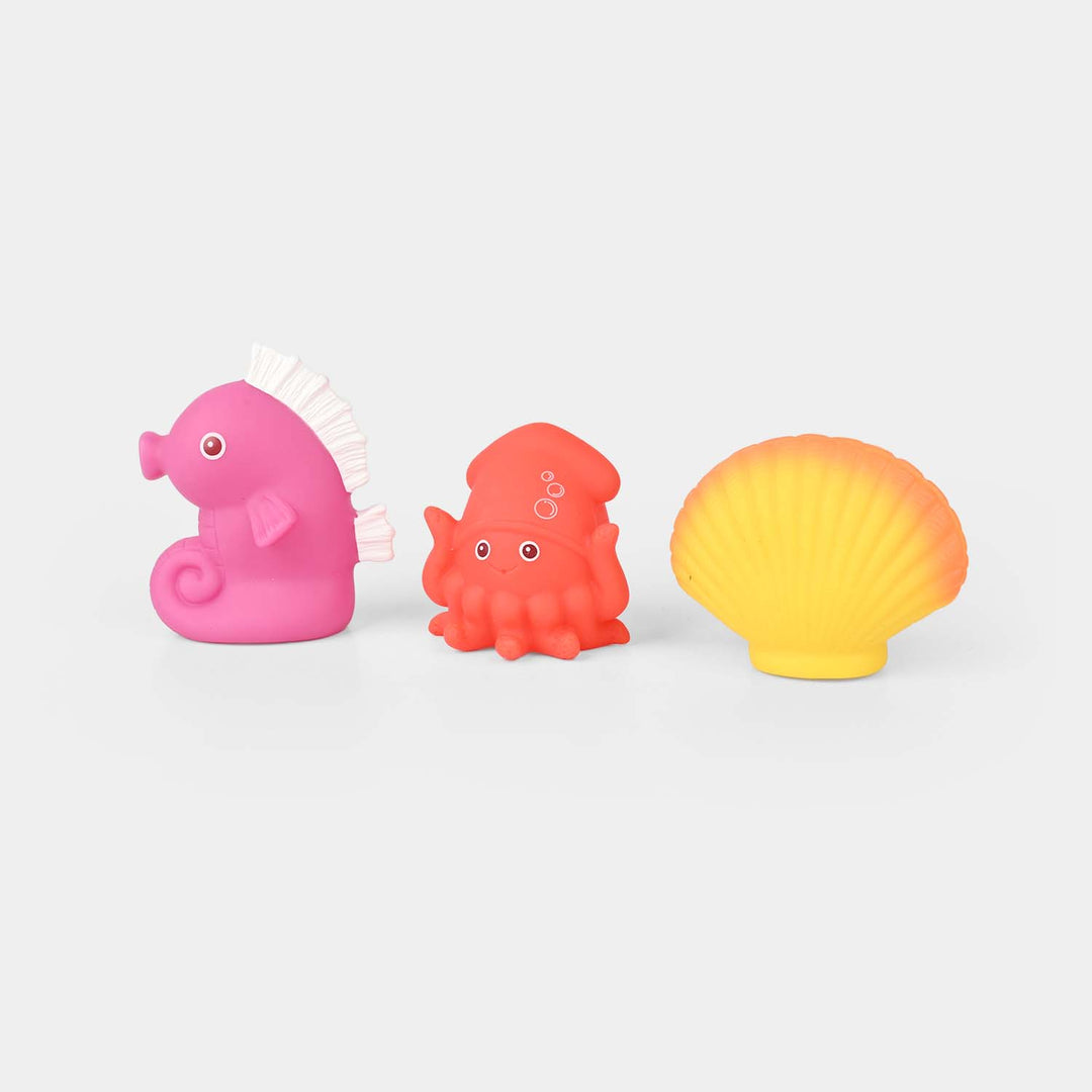 Ocean Friends Bath Toy Set – 6-Piece Soft Squeeze Sea Animals for Kids