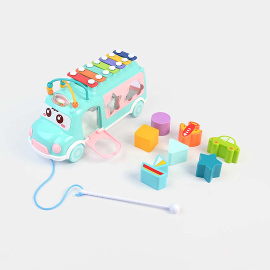 Musical Xylophone Bus with Sorting Shapes