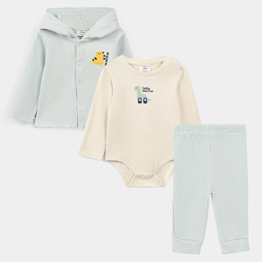 Infant Boys Thermal 3 - PC Gift Set 319 - 038 - Green & Blue