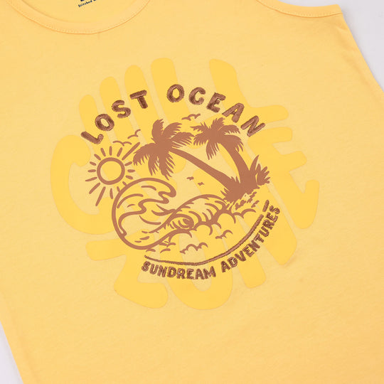 Boys Jersey/Terry Sando Chill Zone - Yellow/Gold