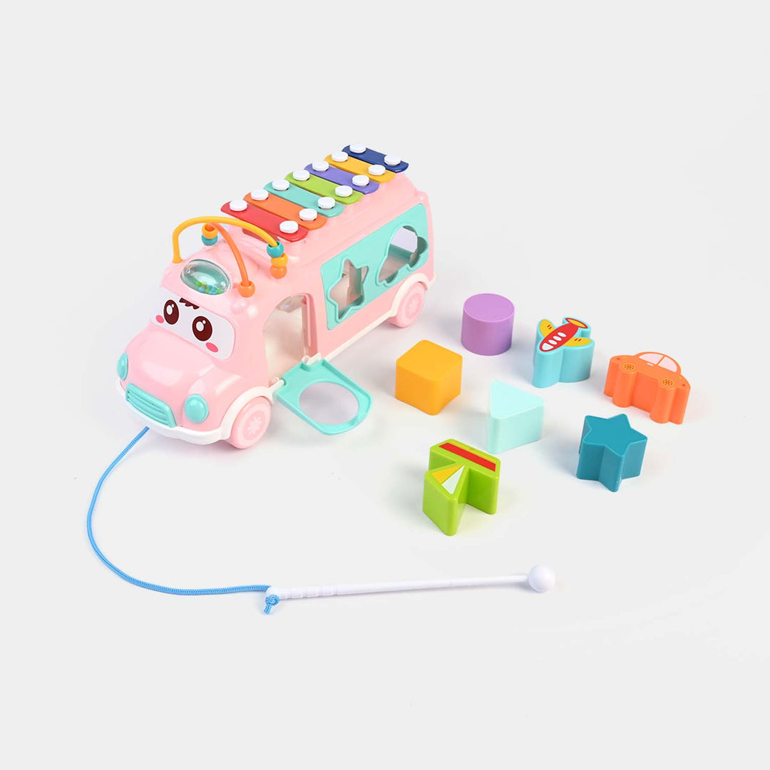 Musical Xylophone Bus with Sorting Shapes
