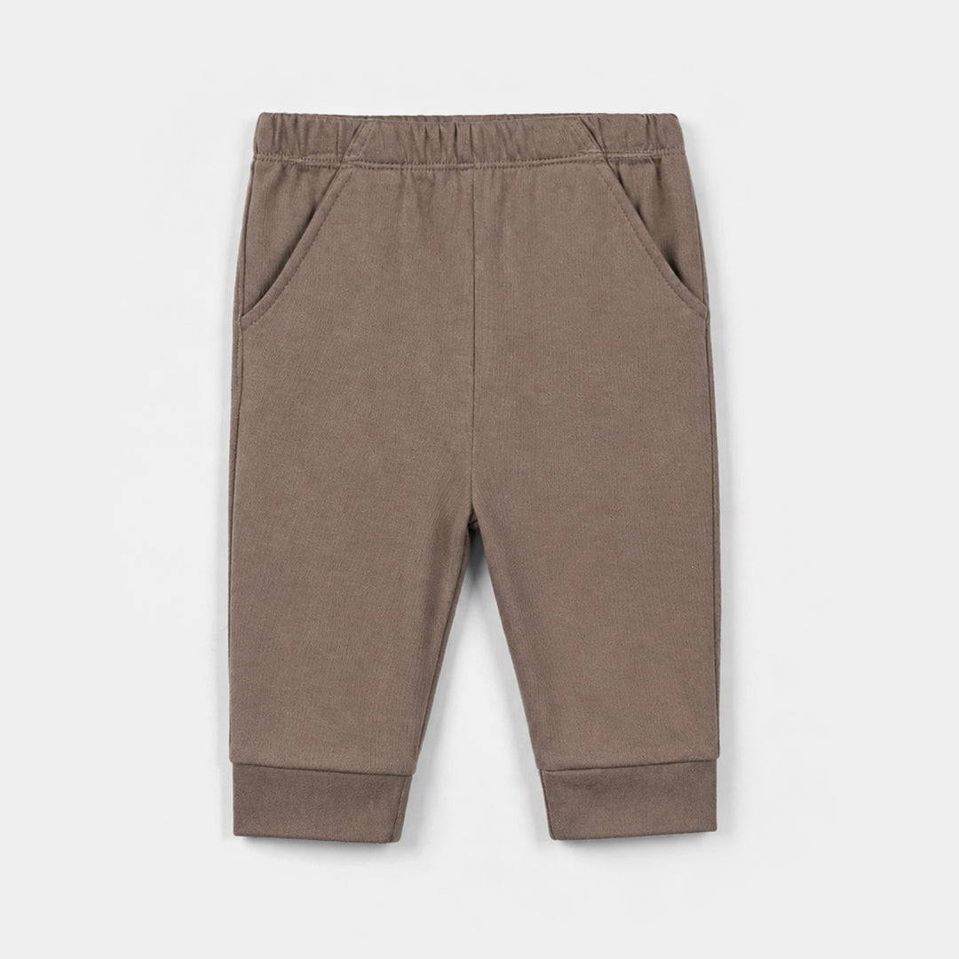 Infant Boys Cotton Interlock Knitted Suit 319 - 020 - Brown & Beige