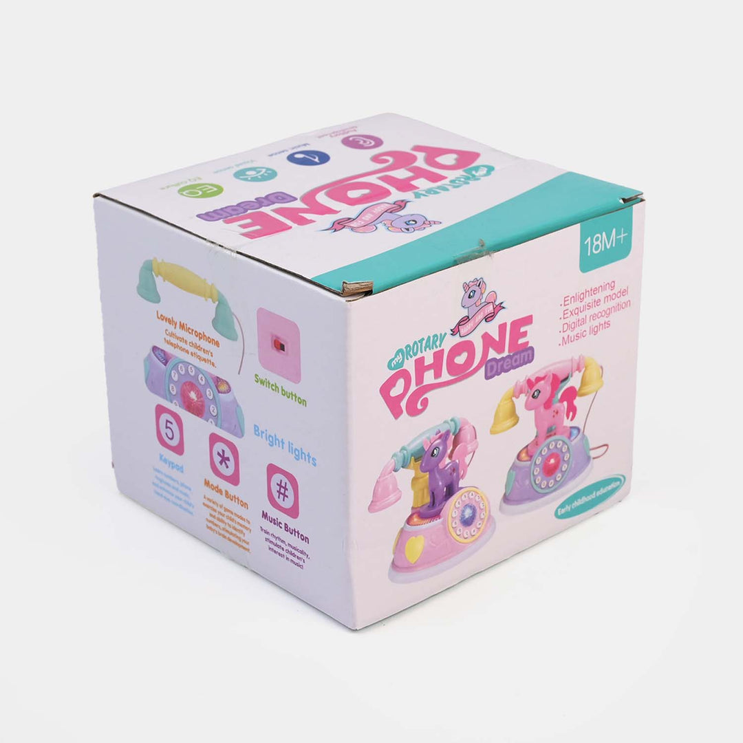 Telephone Toy With Light, Music For Kids