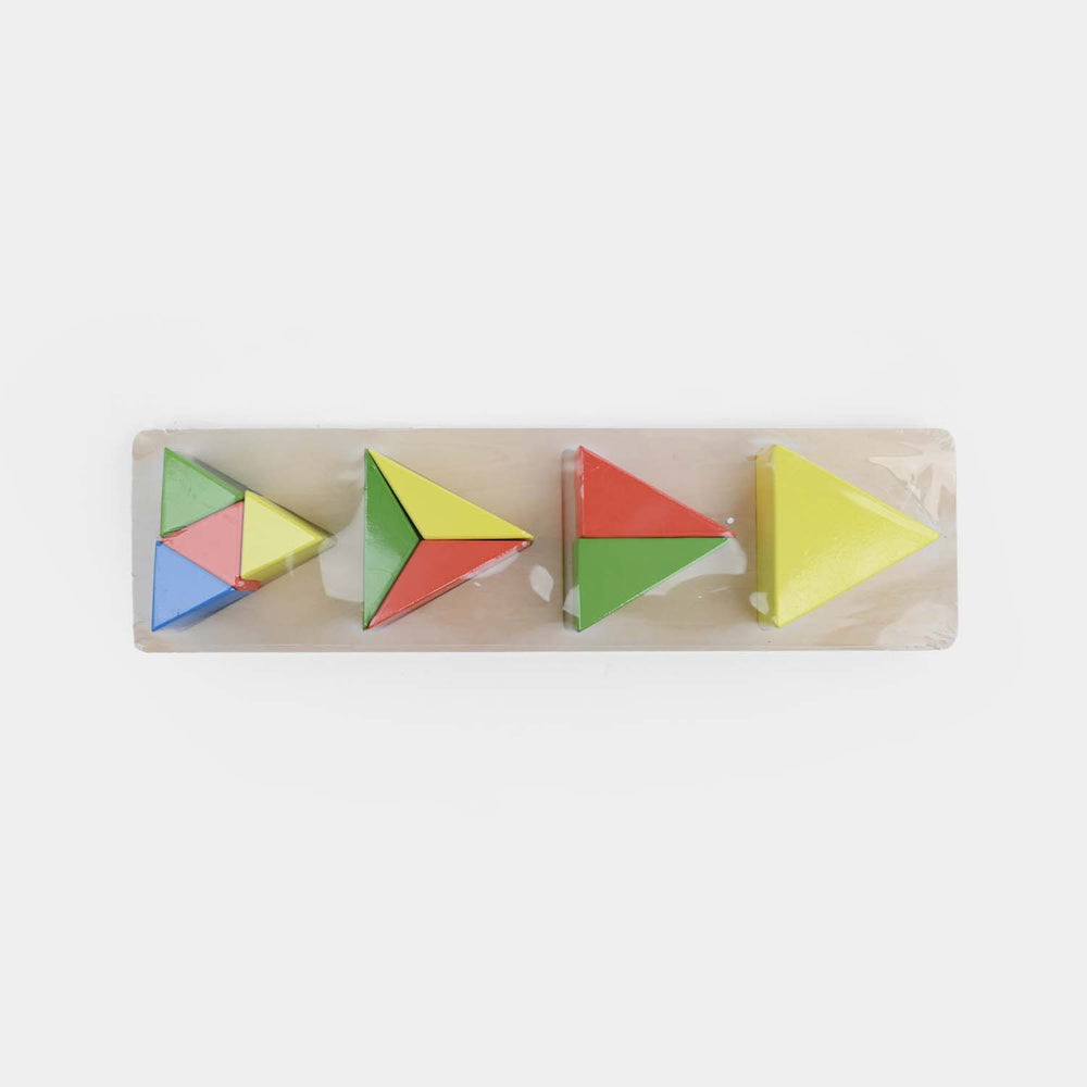 Wooden Triangle Shape Matching Toy