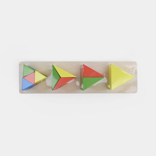 Wooden Triangle Shape Matching Toy