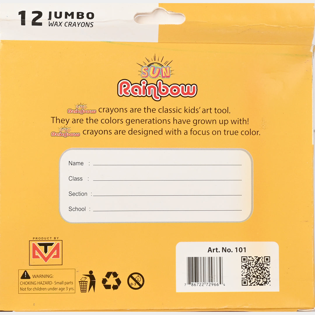 Jumbo Wax Crayons