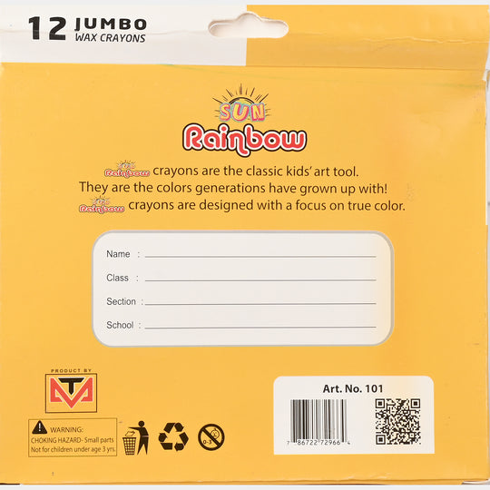 Jumbo Wax Crayons