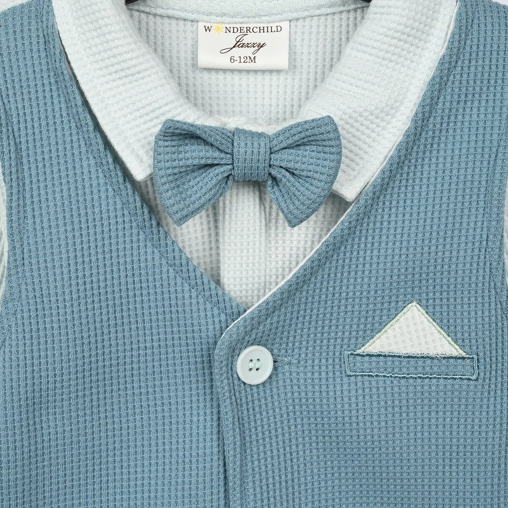 Infant Boys Thermal Knitted Romper 319 - 031