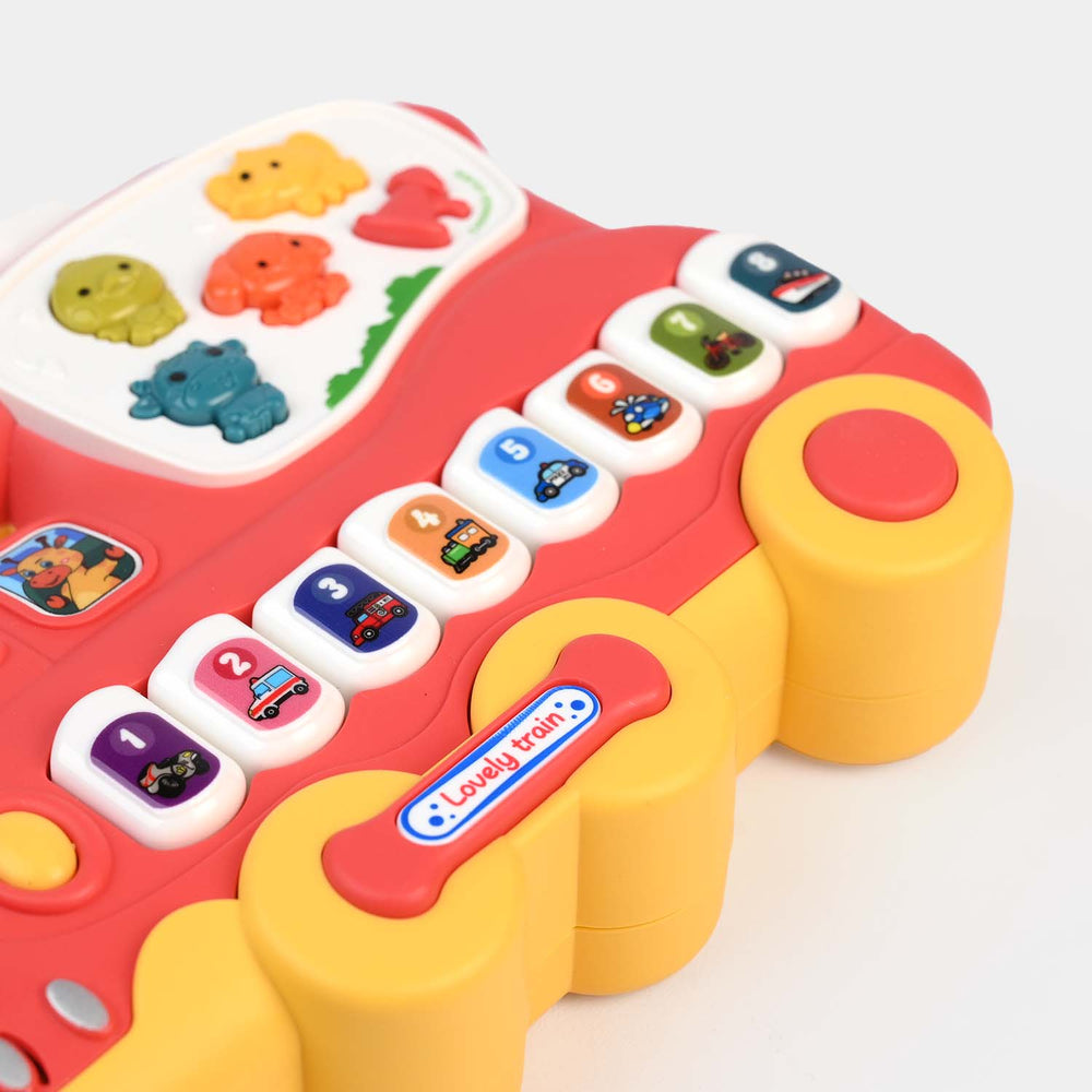 Educational Musical Keyboard with Sound Little Train