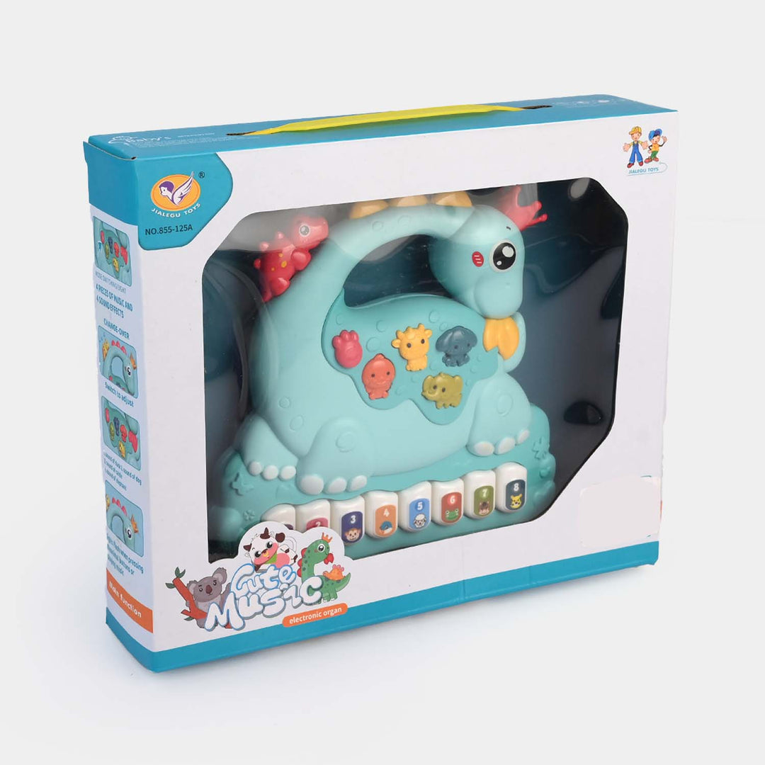 Dinosaur Piano With Light & Music Toys