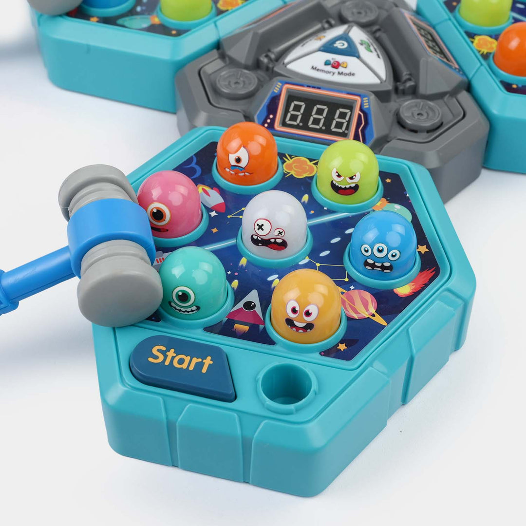 Triangle Whack A Mole Game with Light & Music