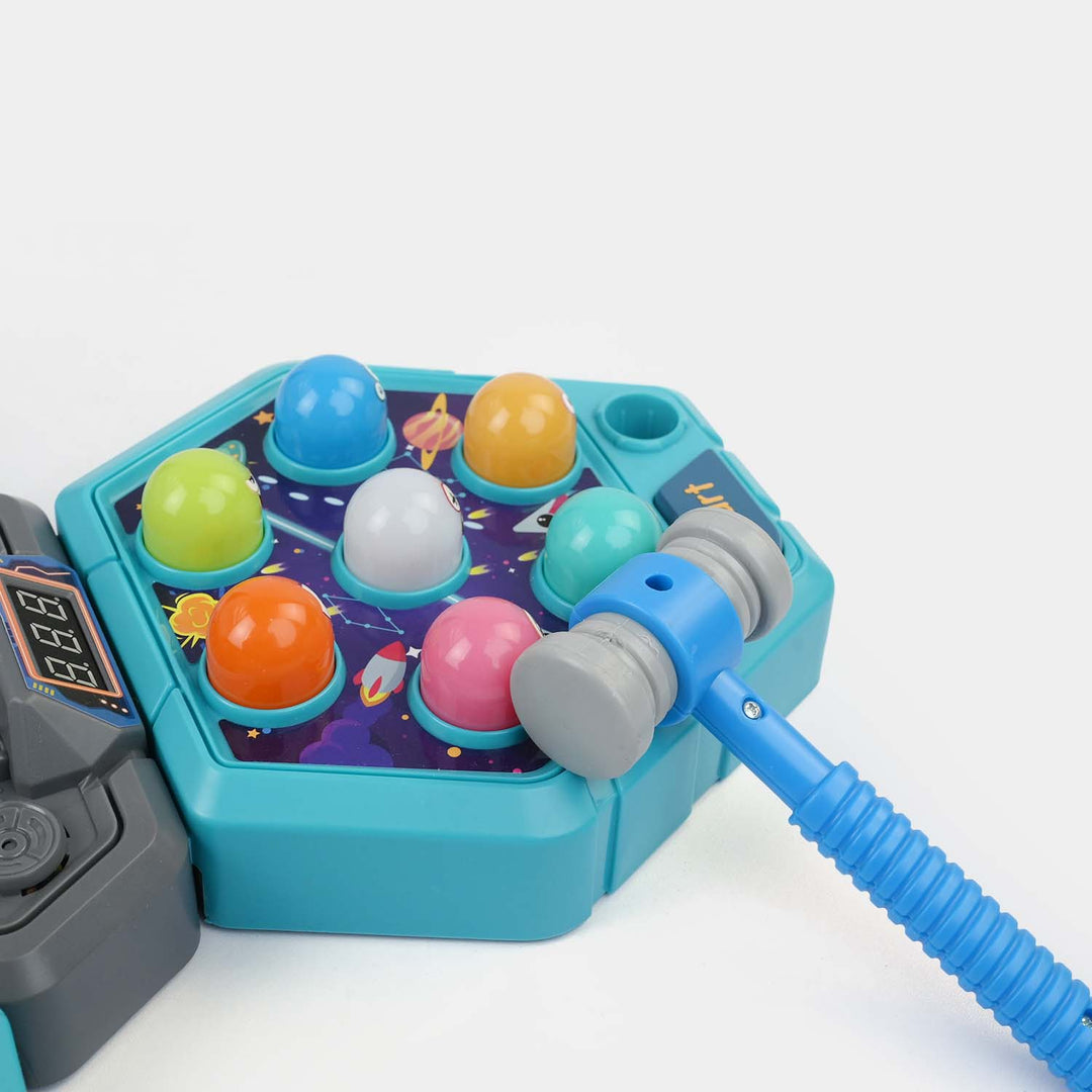 Triangle Whack A Mole Game with Light & Music