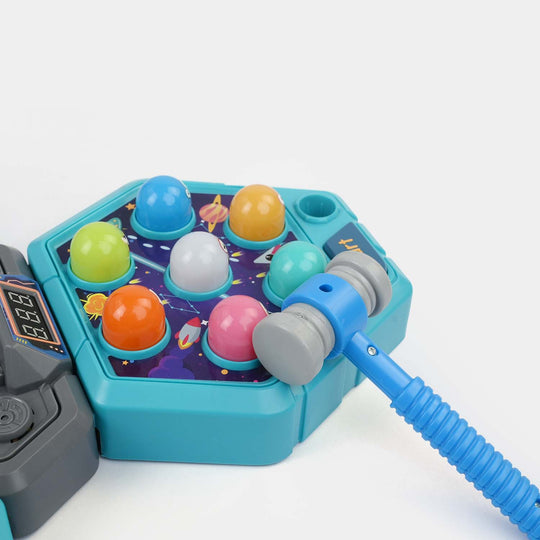 Triangle Whack A Mole Game with Light & Music
