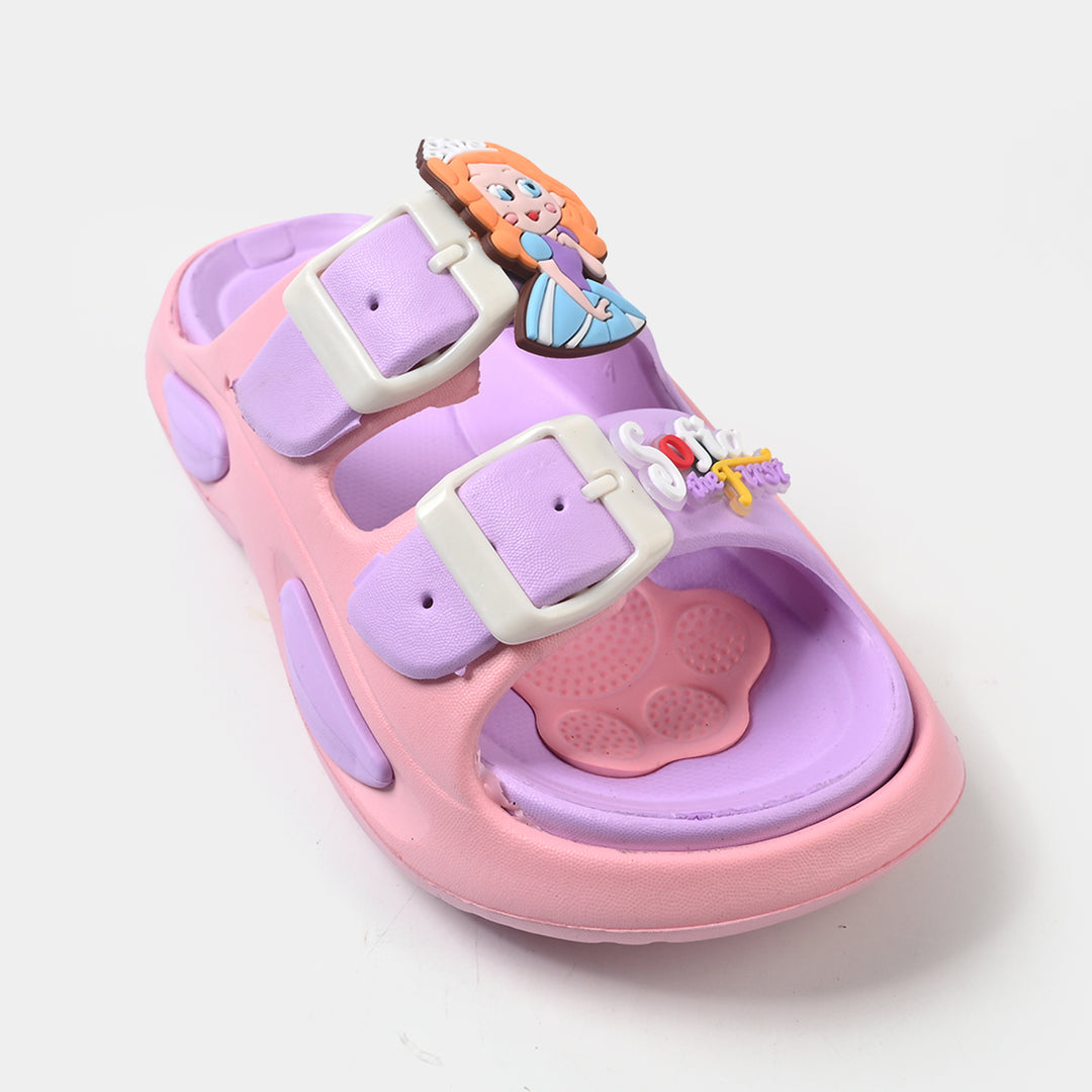 Girls Slipper A11+34-Purple