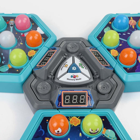 Triangle Whack A Mole Game with Light & Music