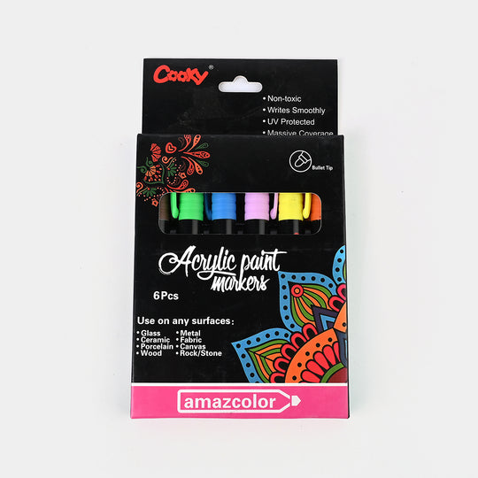 Acrylic Marker Set 6PCs