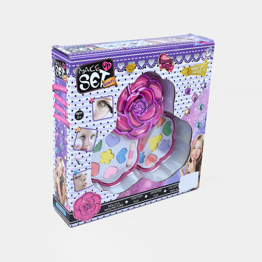 Flower-Shaped Kids' Makeup Set