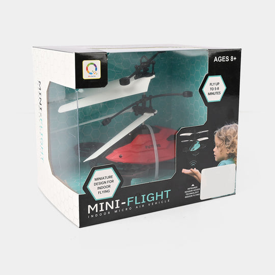 Induction Aircraft Toy – Rechargeable Helicopter with Sensor Control