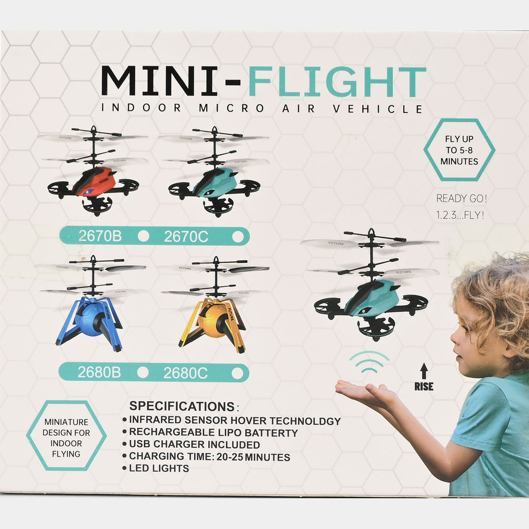 Induction Aircraft Toy – Rechargeable Helicopter with Sensor Control