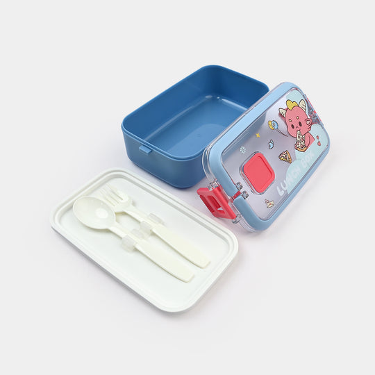 Plastic Lunch Box for Kids | 1L – Blue