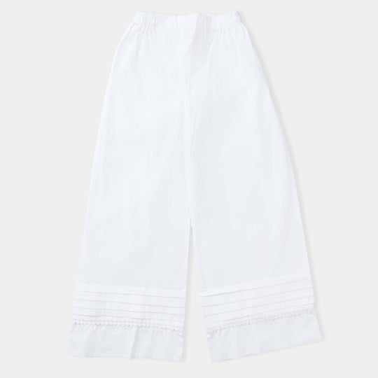 Girls 2Pcs White Pearl Suit