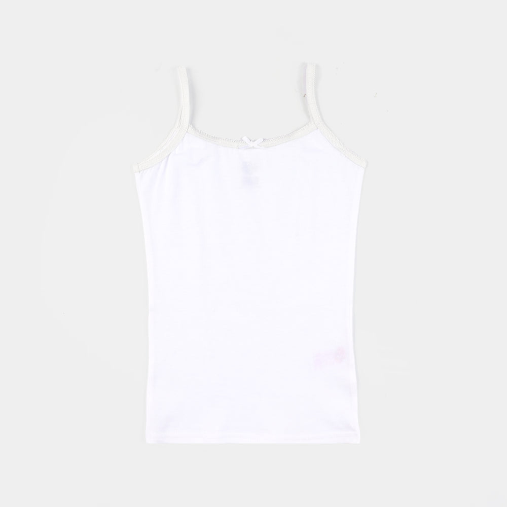Girls Cotton Jersey Cami Pack of 2 (Basic) - Black/White
