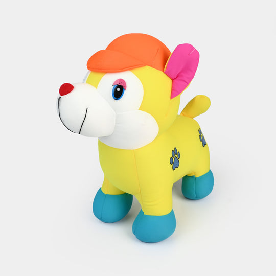 Soft Bean Cute Dog with Cap Toy