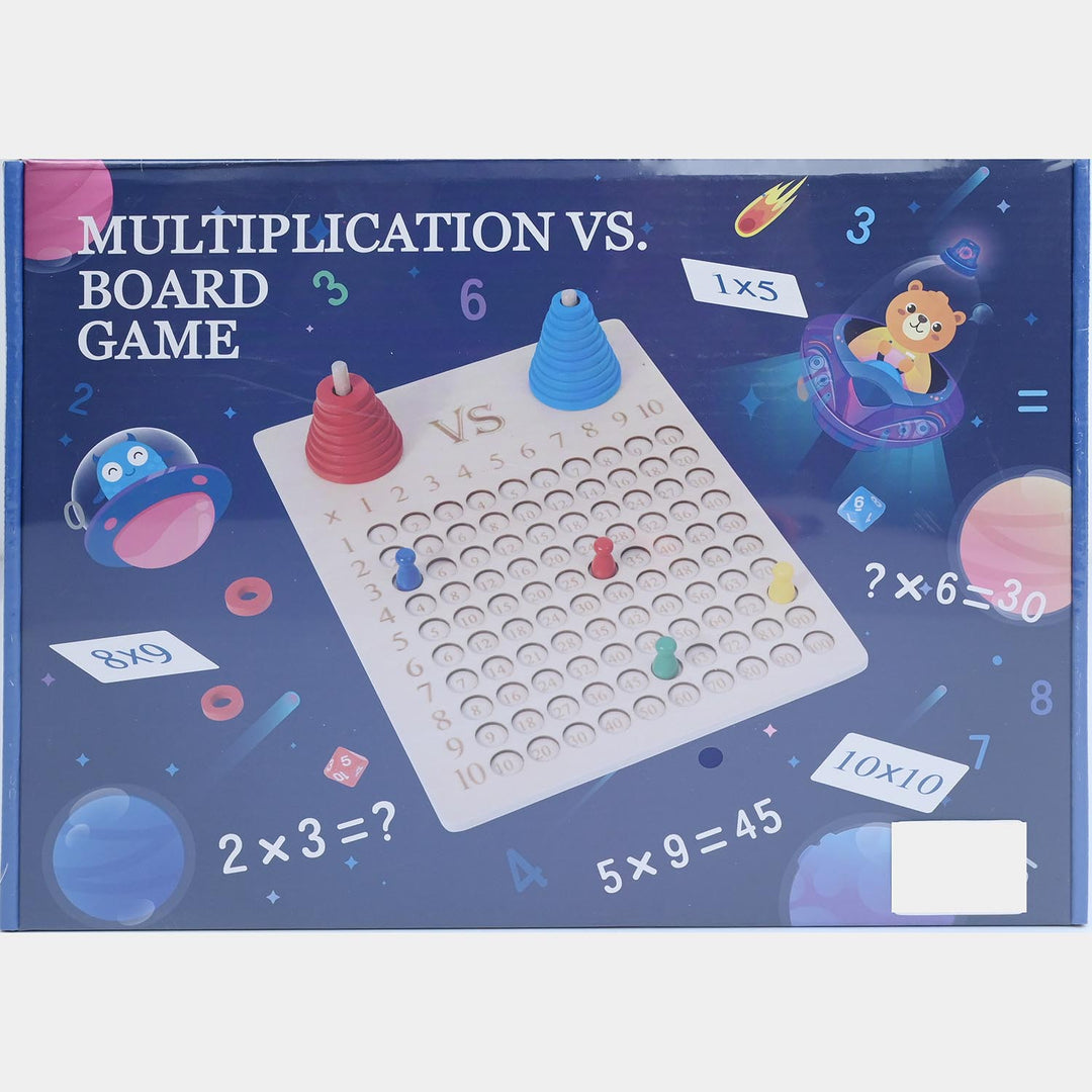 Wooden Multiplication VS Board Game