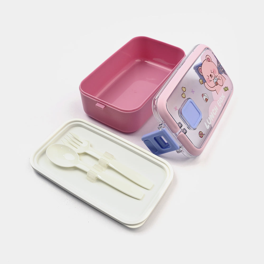 Plastic Lunch Box for Kids | 1L – Pink