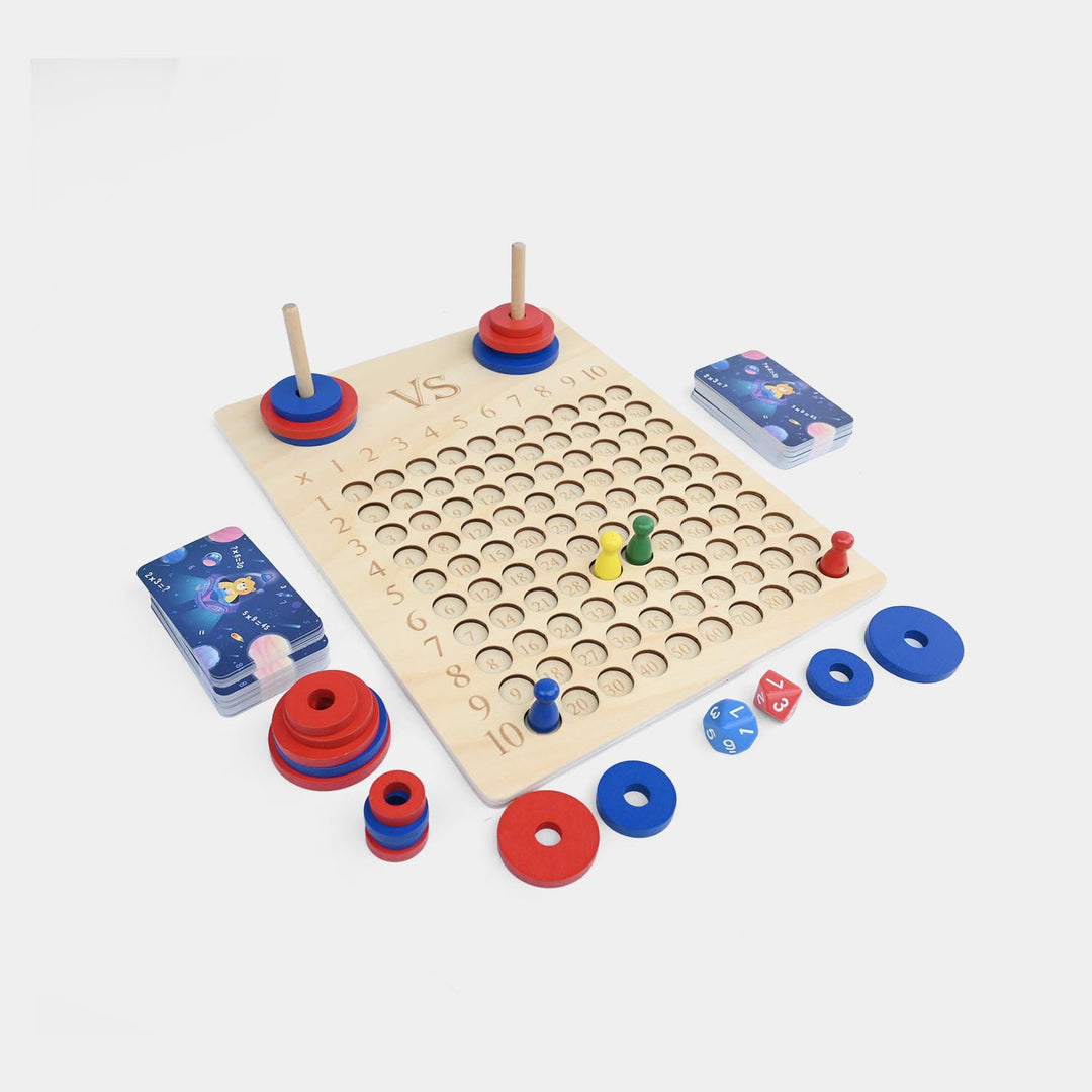 Wooden Multiplication VS Board Game