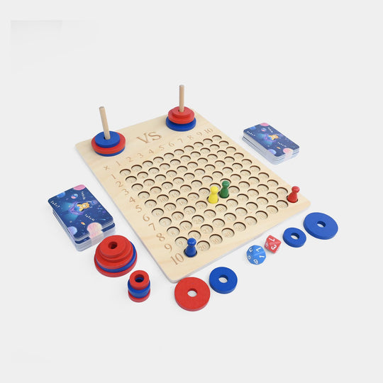 Wooden Multiplication VS Board Game