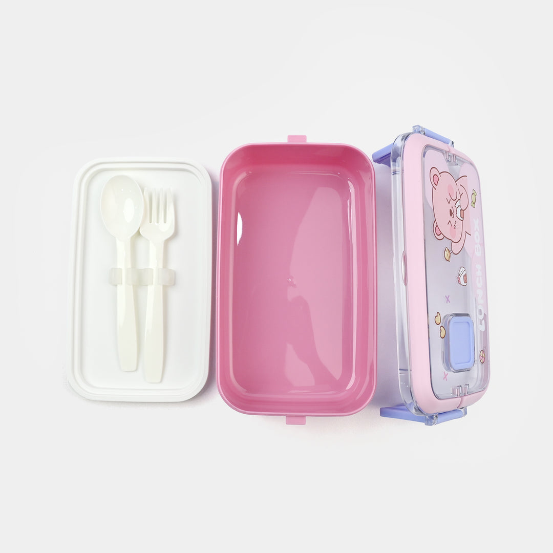 Plastic Lunch Box for Kids | 1L – Pink